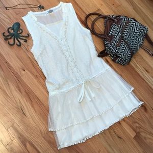 Amazingly Detailed Cream Dress